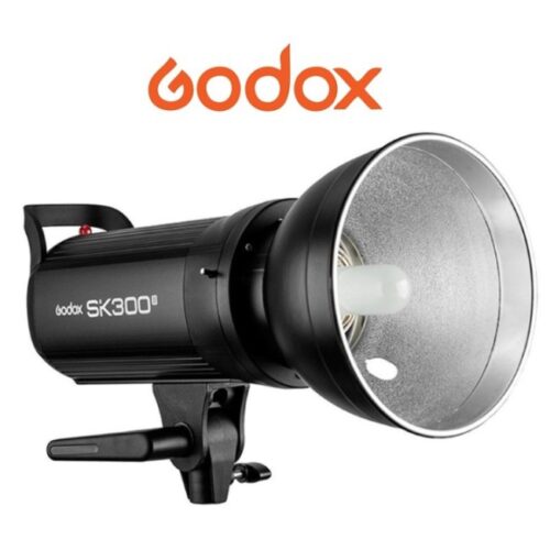 FLASH DE ESTUDIO GODOX SK300II CON DIFUSOR DE 16CMS
