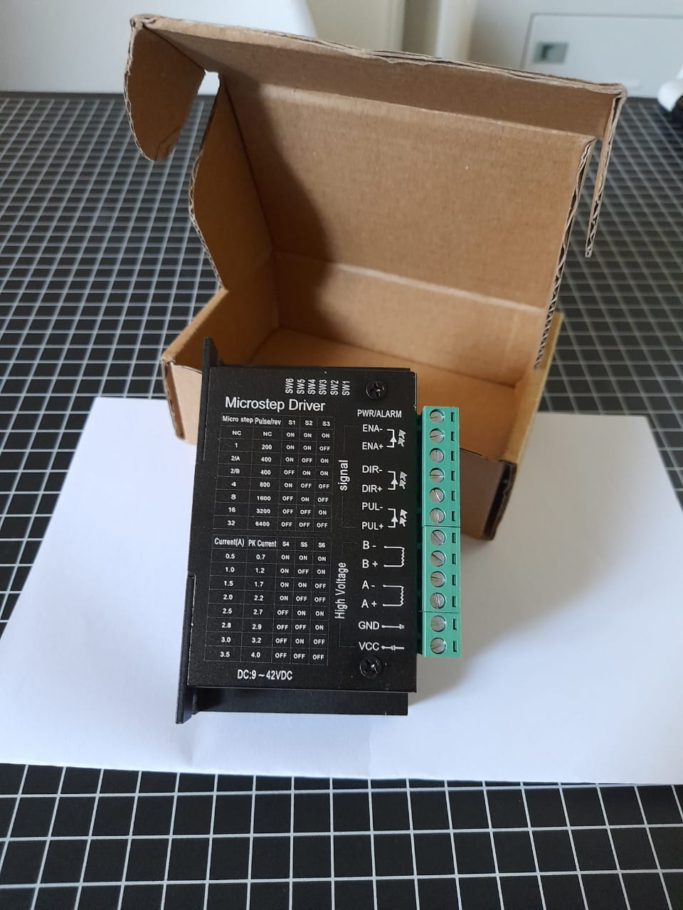 CONTROLADOR DRIVER DE MOTOR PASO A PASO PARA MAQUINAS CON PANEL RUIDA MODELO ANTIGUO 6442