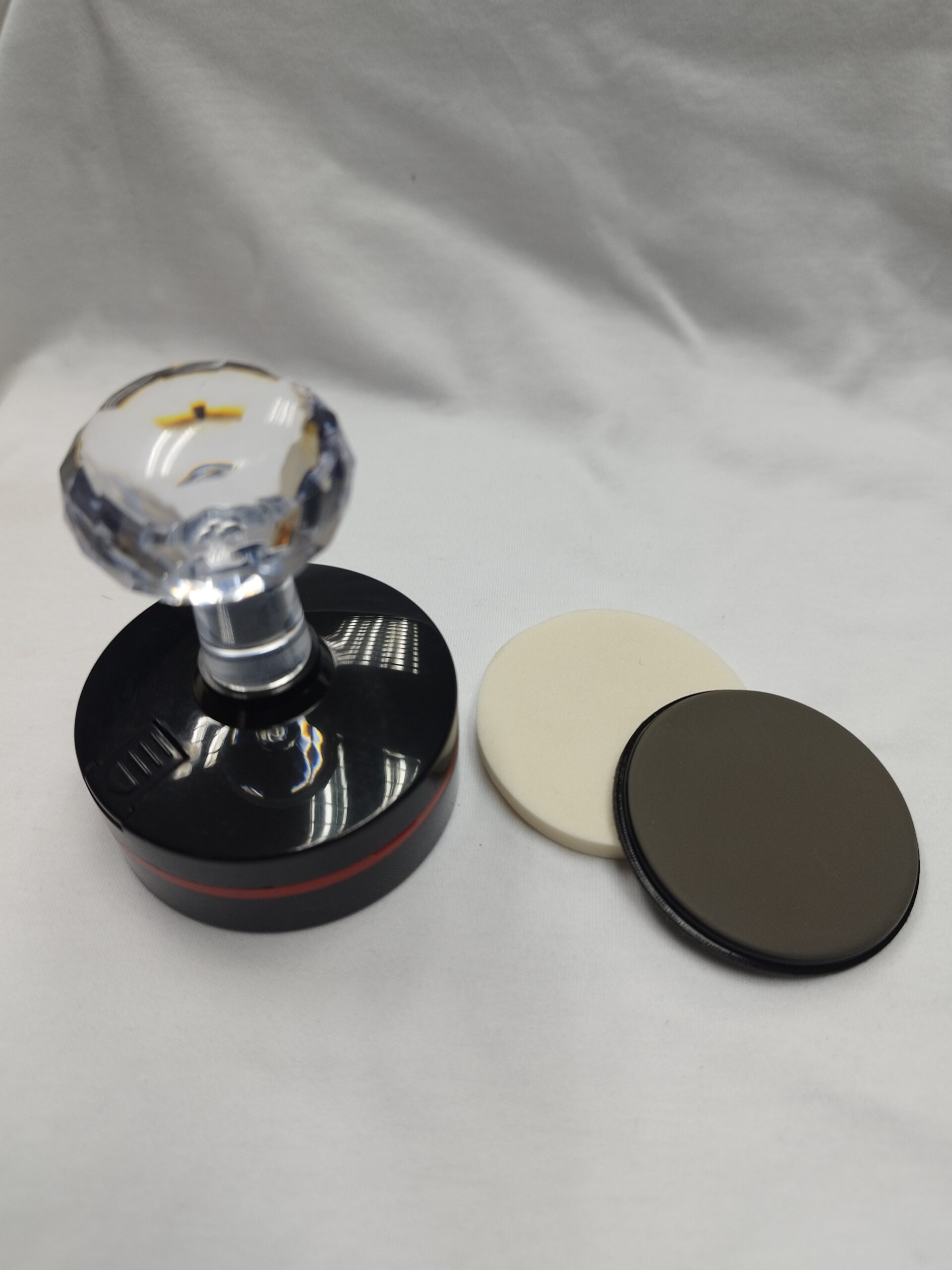 TIMBRE CIRCULAR PARA GRABADO FOTOSENSIBLE 45MM