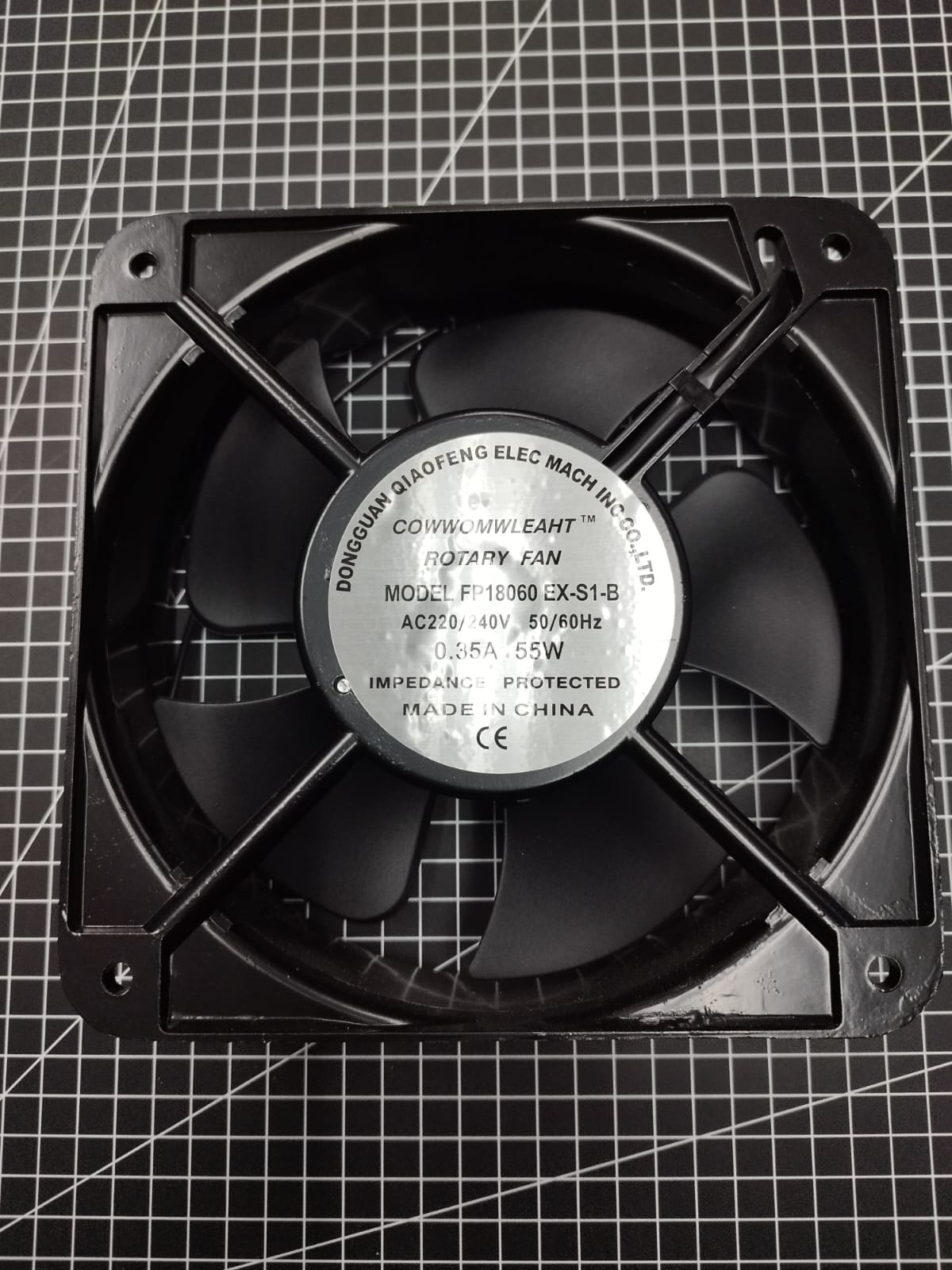 VENTILADOR EXTRACTOR PARA MAQUINAS LASER 4040, 6040 Y 9060 JULONG LASER