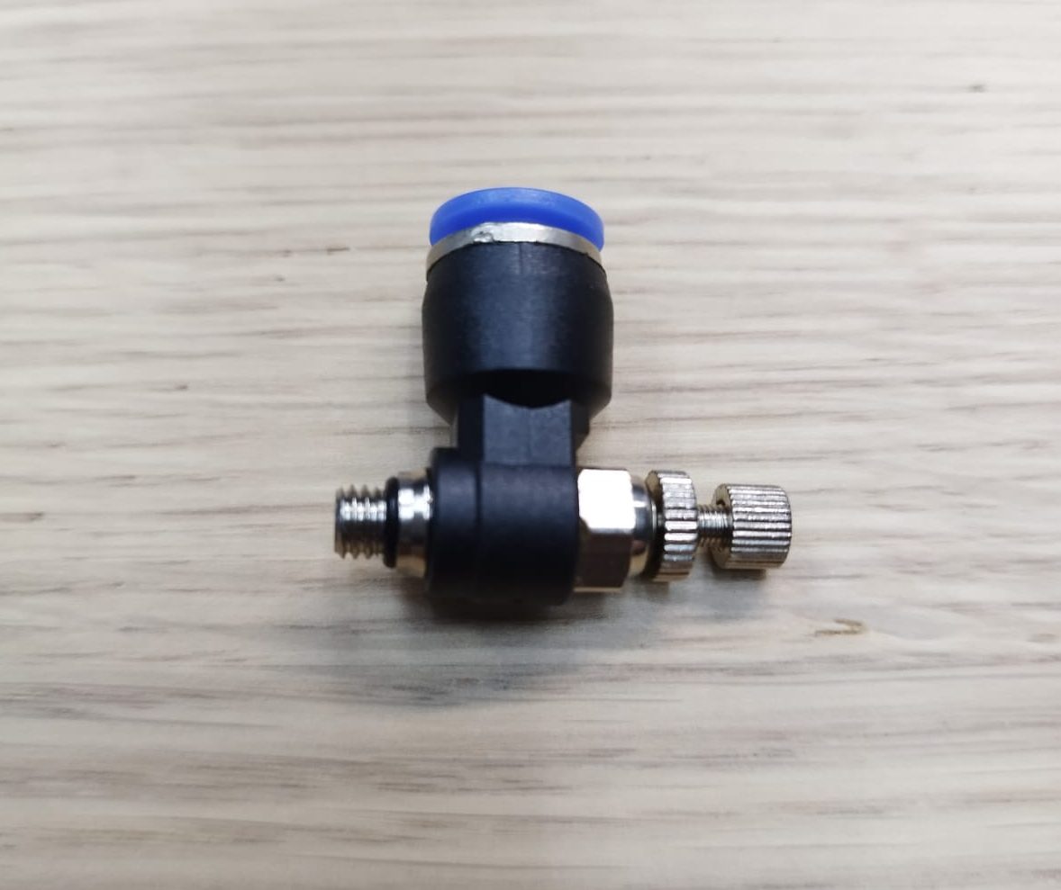 REGULADOR DE FLUJO PEQUEÑO CON CONECTOR RAPIDO PARA MAQUINAS 3020-4040-6040-9060