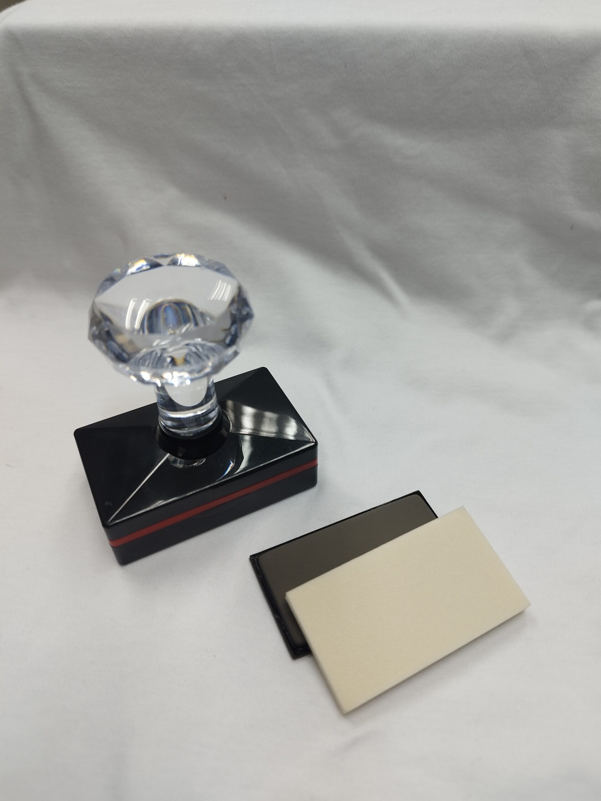 TIMBRE RECTANGULAR PARA GRABADO FOTOSENSIBLE 25X50MM