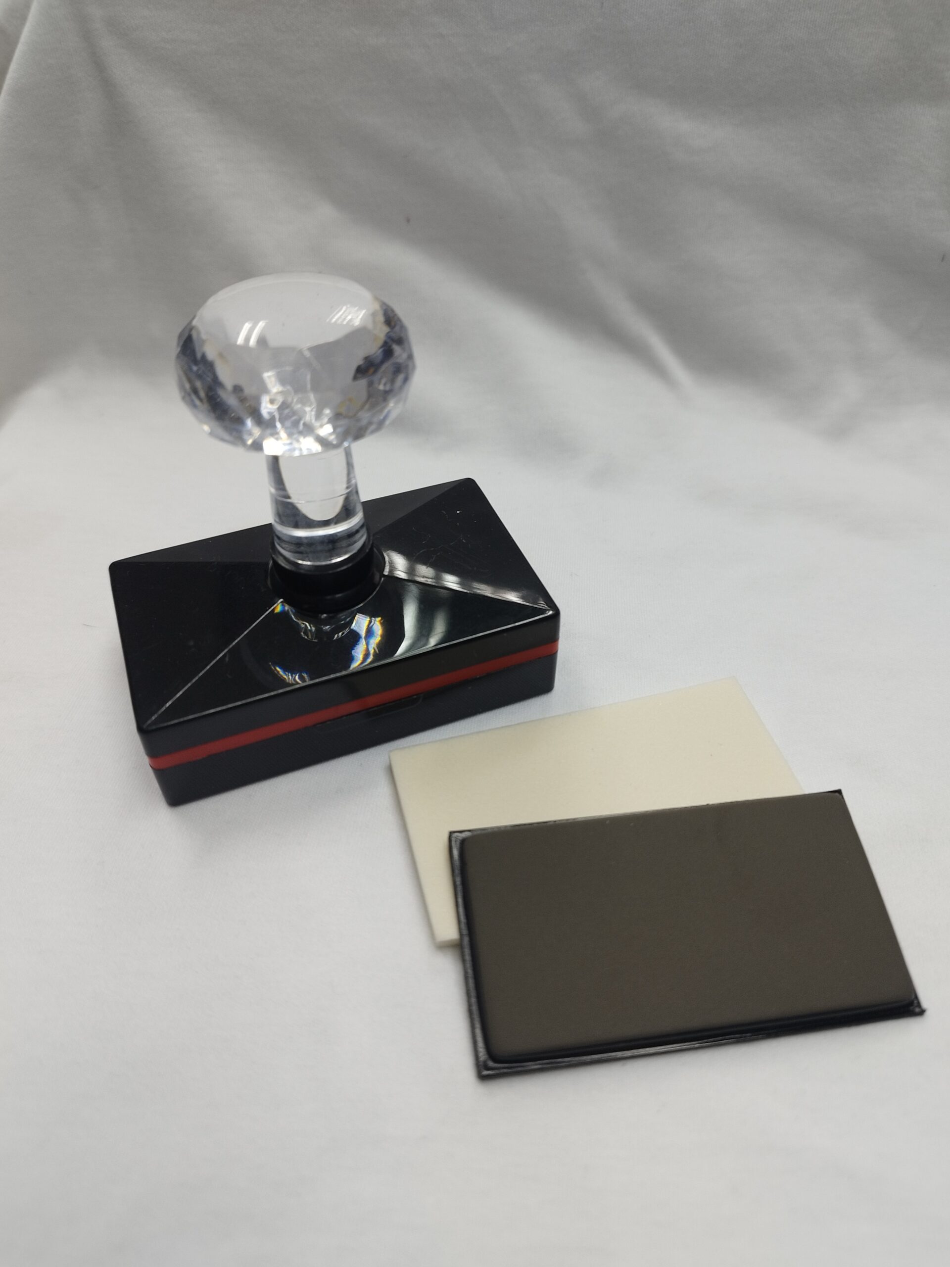 TIMBRE RECTANGULAR PARA GRABADO FOTOSENSIBLE 30X60MM