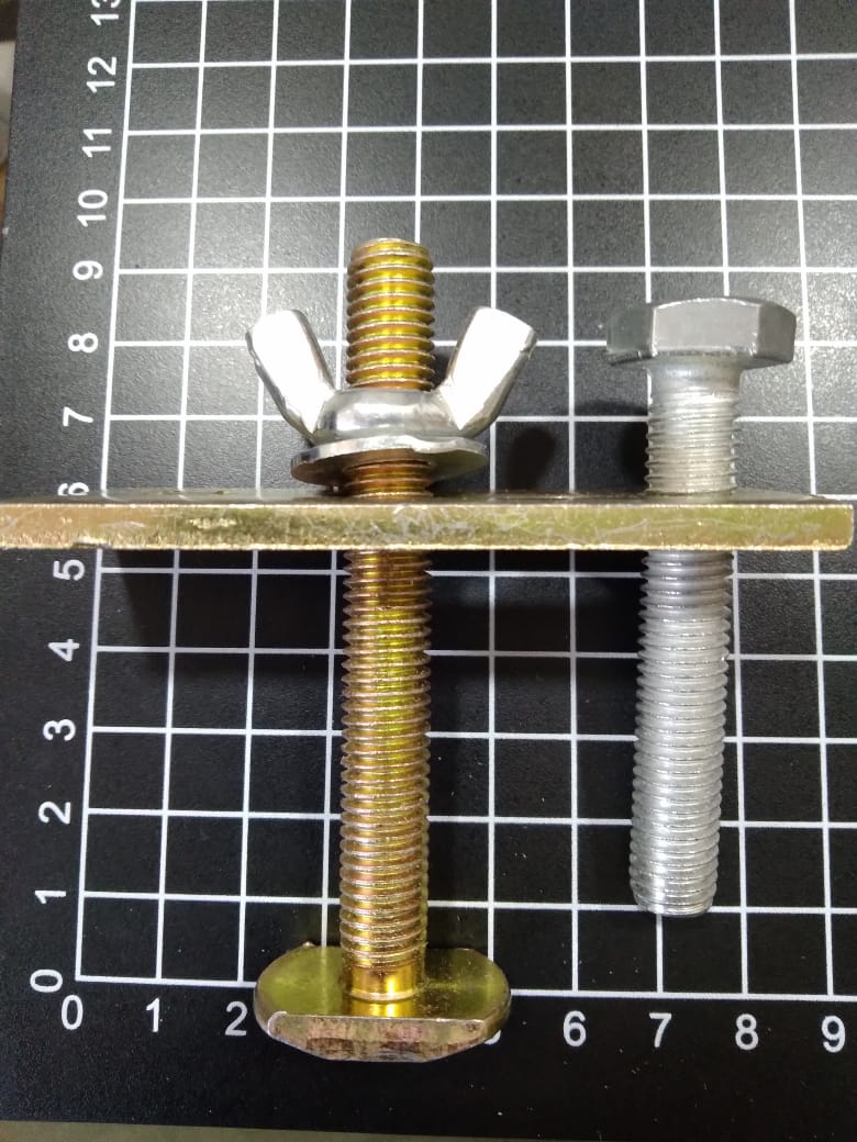 KIT PERNOS T DE SUJECION PARA MESA ROUTER CNC (T-slot screws clamp)