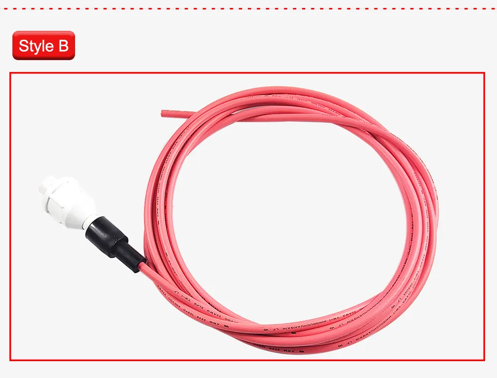 CABLE DE ALTO VOLTAJE PARA ALIMENTACION DE TUBO LASER CO2 DE 1.3 MTS
