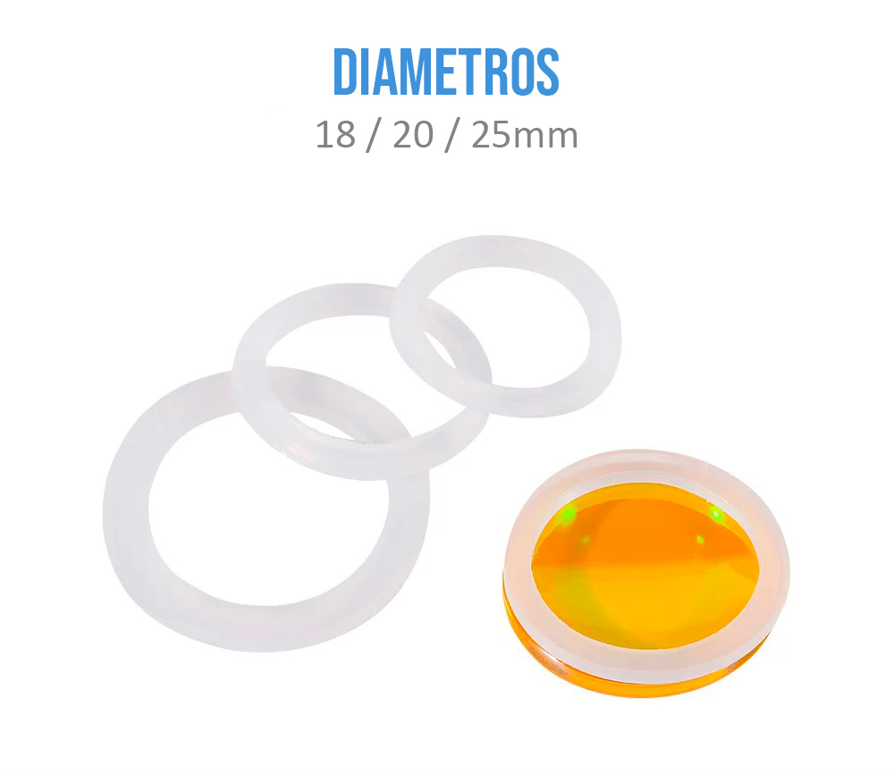 GOLILLA DE SILICONA PARA PROTECCION DE LENTE O ESPEJO LASER