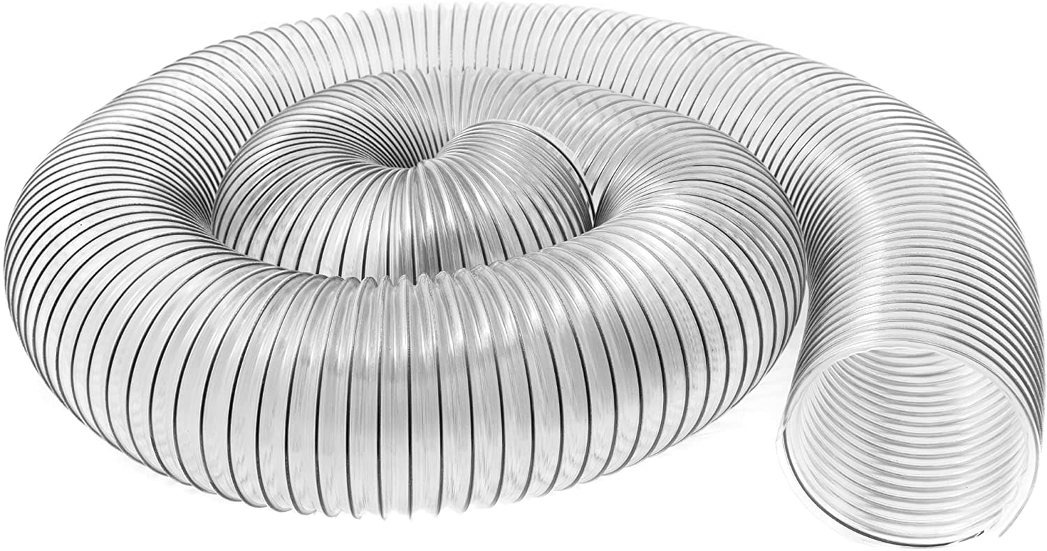 MANGUERA RECOLECTORA DE POLVO Y MADERA DE 4" DE DIAMETRO Y 6 MTS. DE LARGO PARA ROUTER CNC