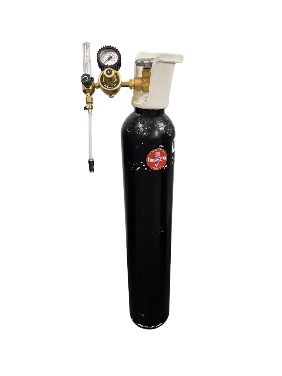 KIT CILINDRO DE NITRÓGENO 2M3 CON REGULADOR DE BAJA PRESION