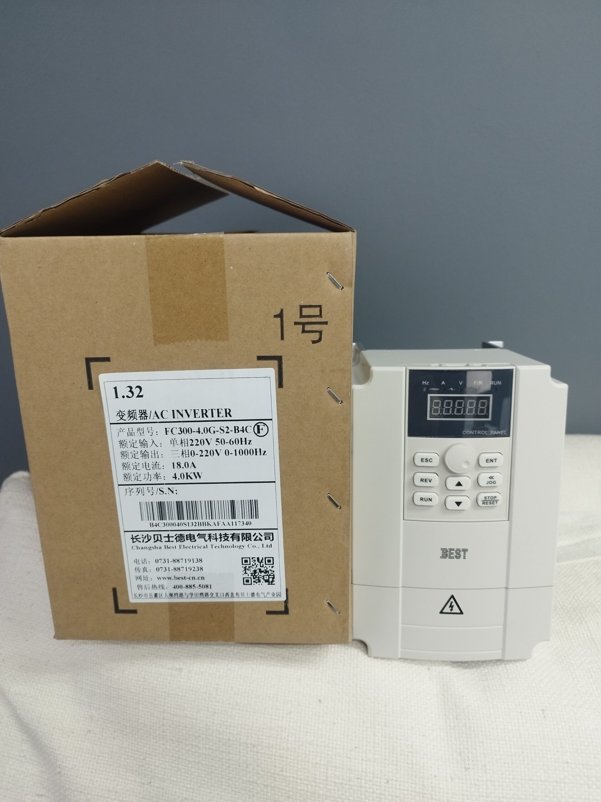 VARIADOR DE VELOCIDAD PARA ROUTER CNC 18 AMP. 4.0 KW