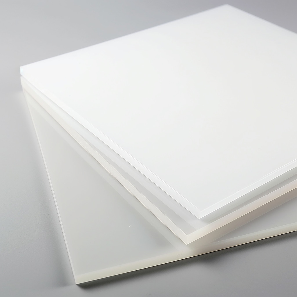 PLANCHAS DE ACRÍLICO COLOR BLANCO TRASLUCIDO EN DISTINTOS FORMATOS Y ESPESORES